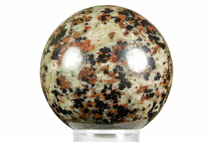 Fluorescent Willemite, Calcite, and Franklinite Sphere #371127